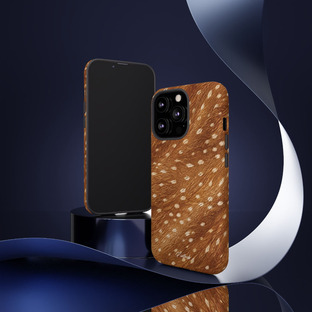 Caramel Deer Pattern Tough Case