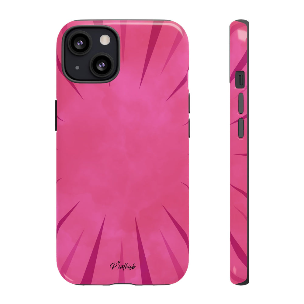 Pink Burst Tough Phone Case