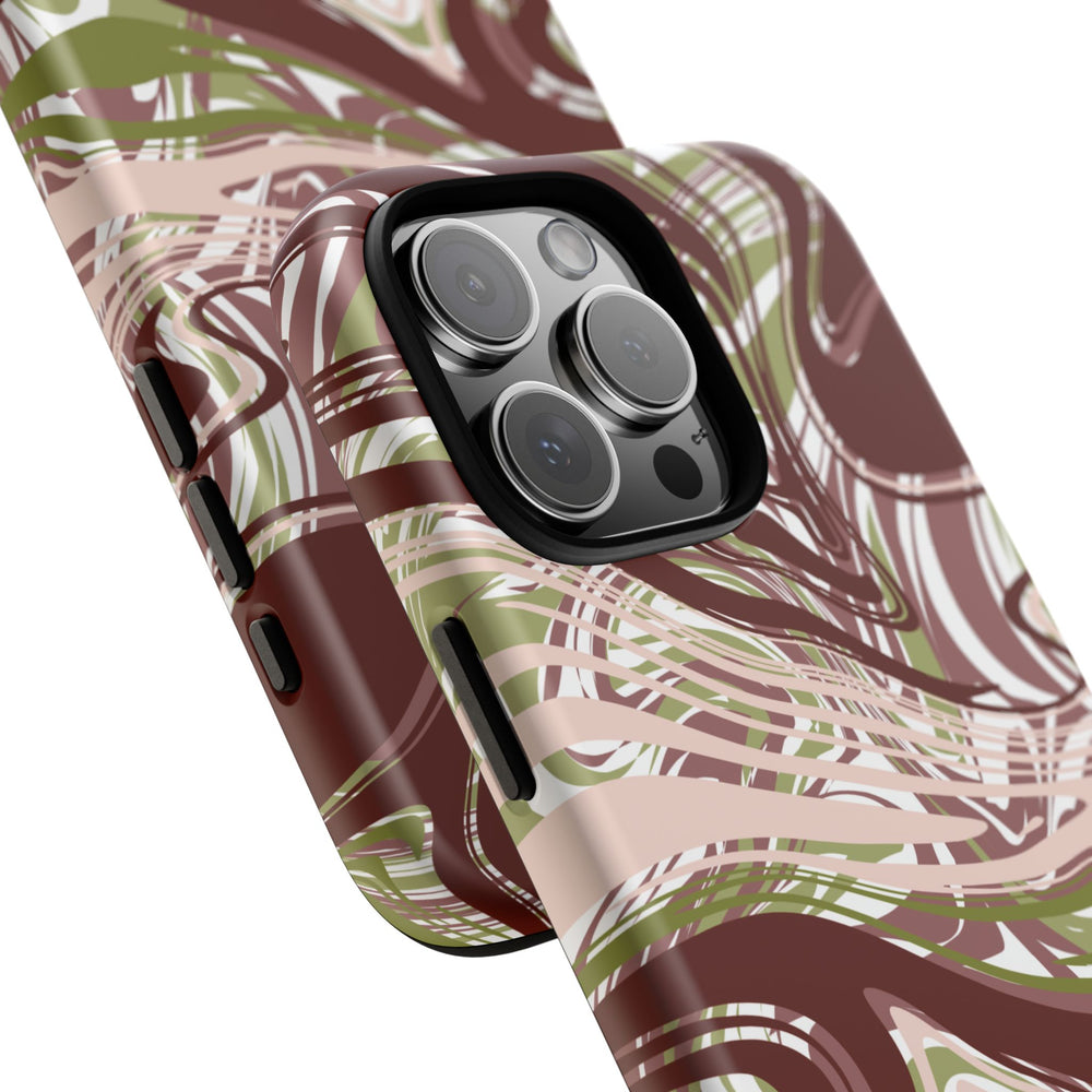 Abstract Marbled Tough Phone Case