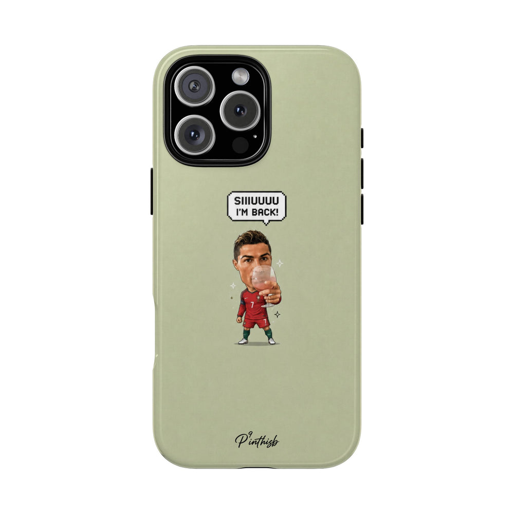 "SIIUUU, I'M BACK" CR7 Tough Phone Case