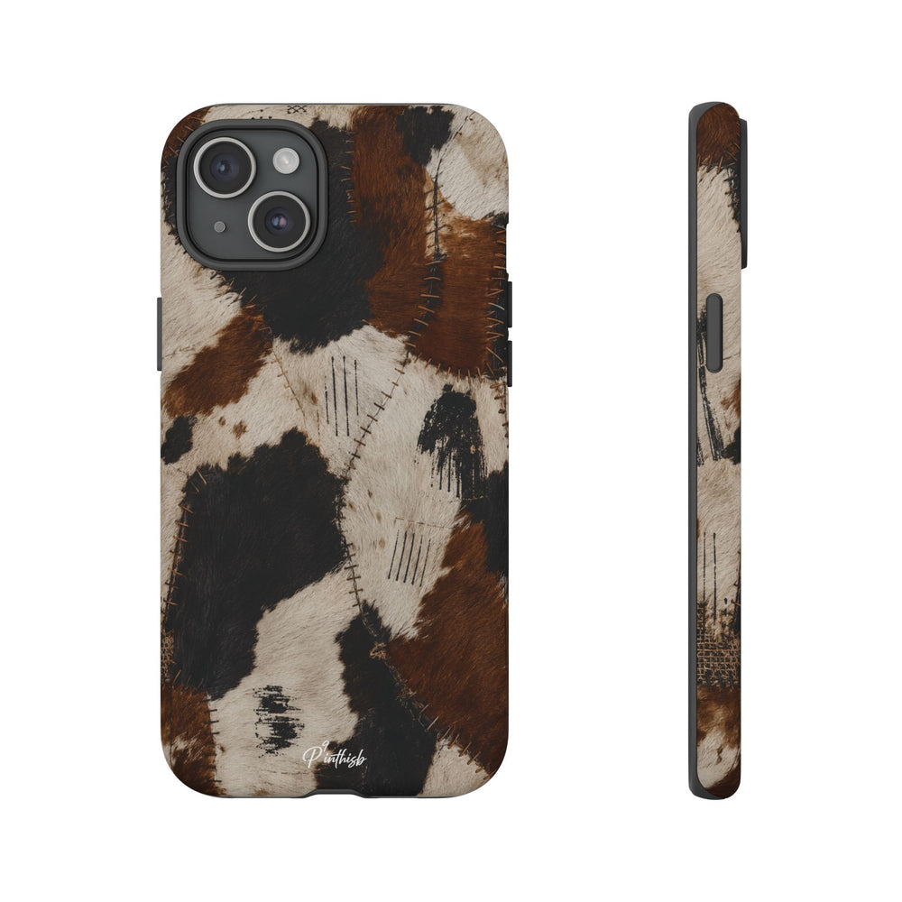 Brown & Black Animal Print Tough Case