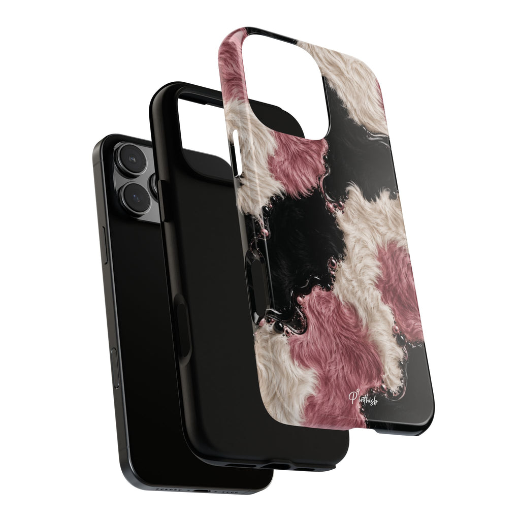 Cow Print Swirl Tough Case
