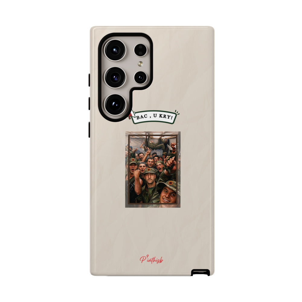 "BAC, U KRY!" Albanian Tough Phone Case