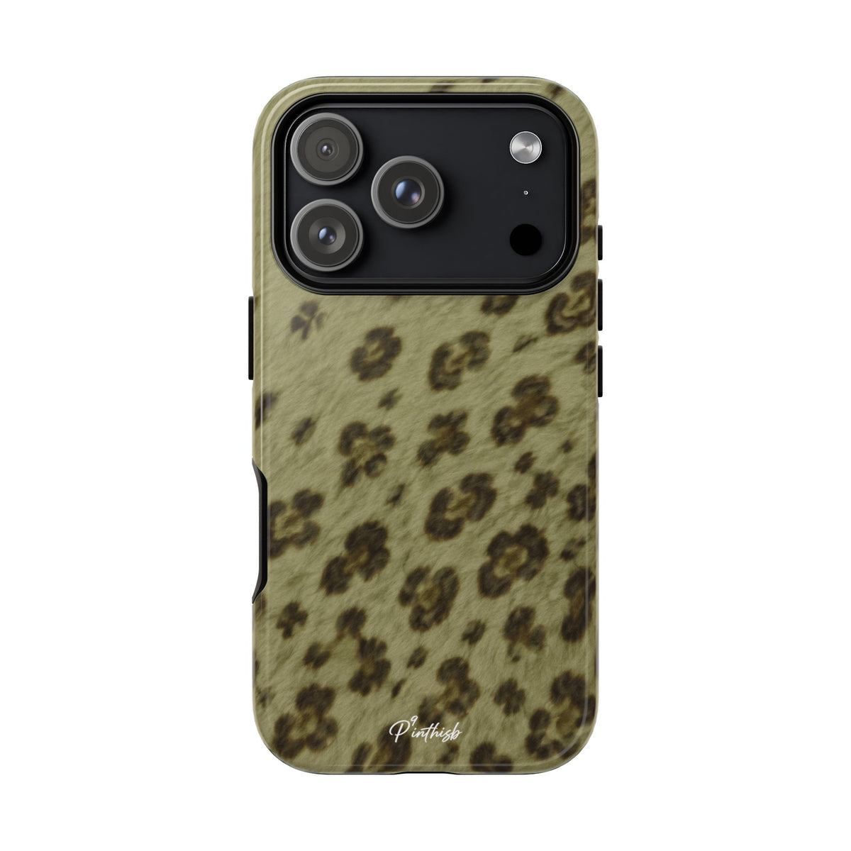 Olive Leopard Print Tough Case