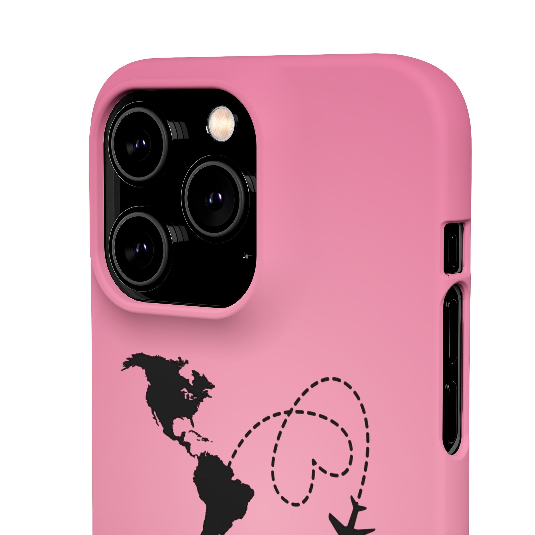 America to Albania Pink Snap Phone Case