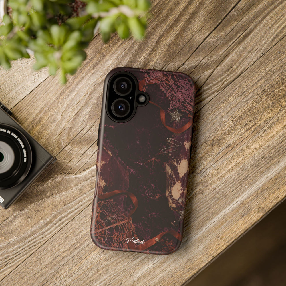 Dark Maroon Vintage Tough Case