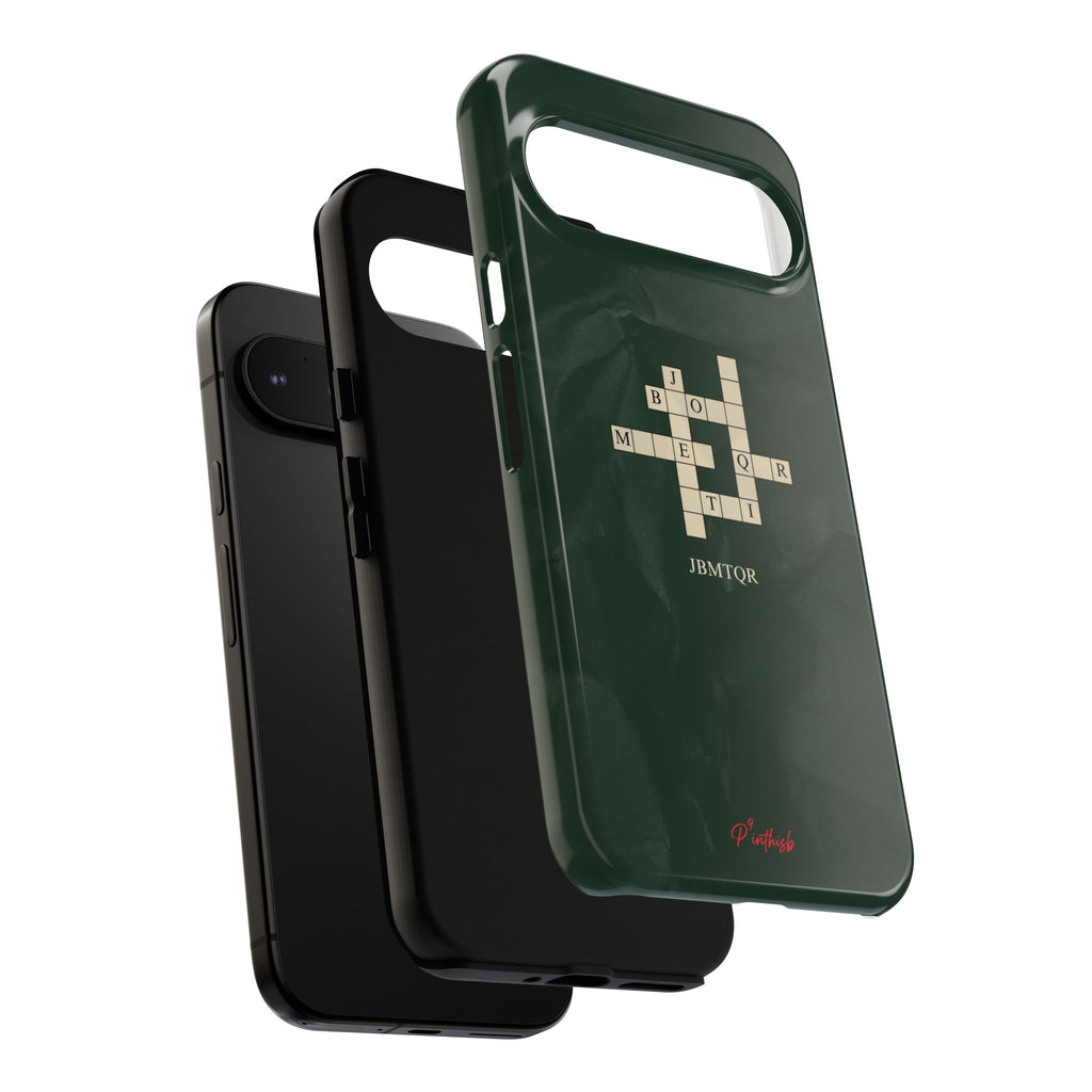 "JBMTQR crossword" Tough Phone Case