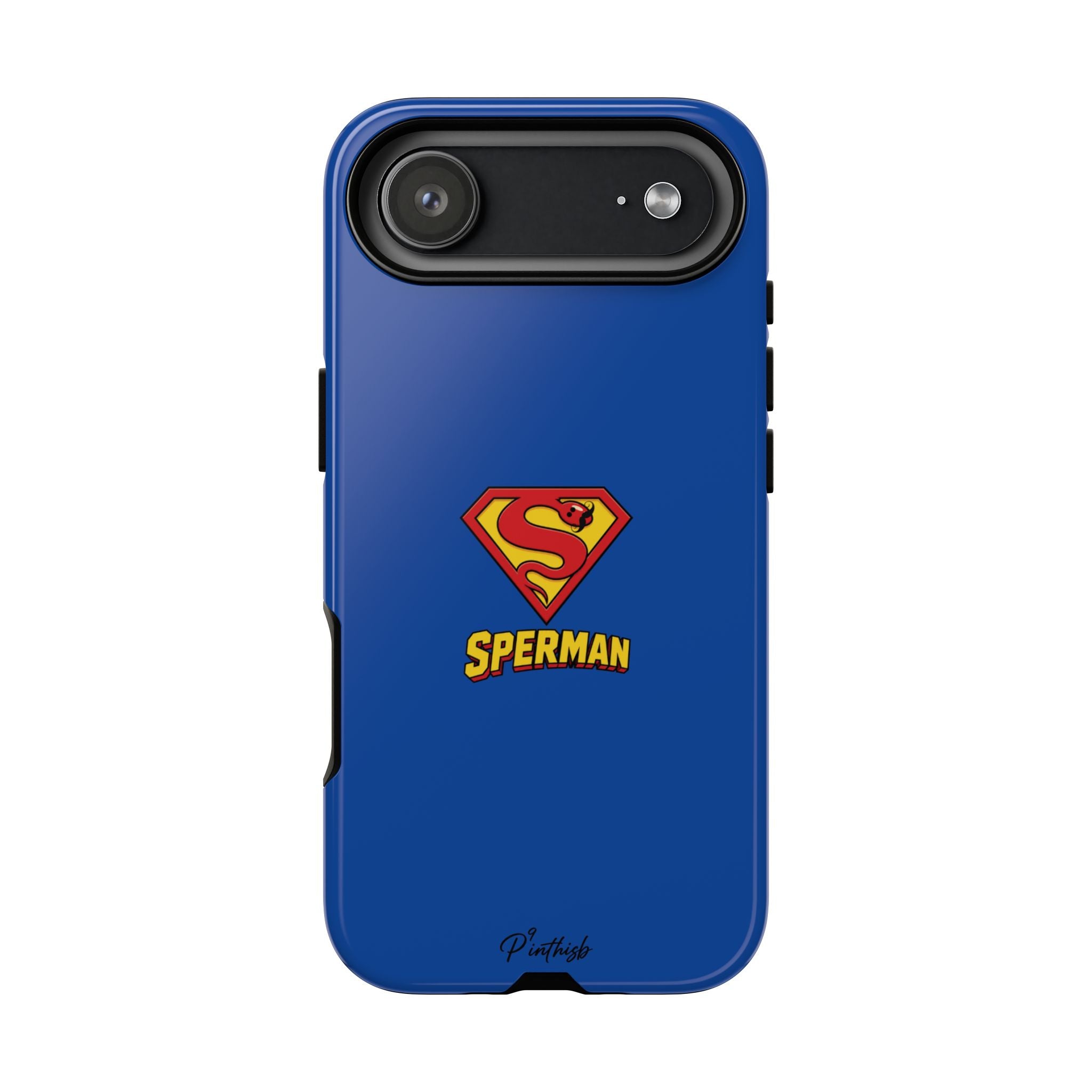 "SPERMAN" Parody Logo Tough Phone Case