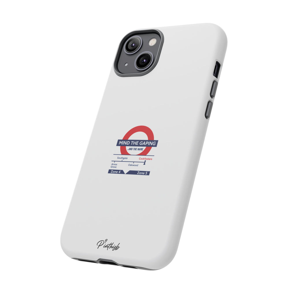 "Mind the Gaping" London Tube Parody Phone Case
