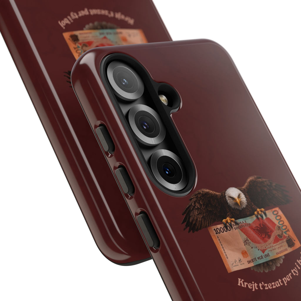 "Krejt t'zezat për ty i boj" Albanian Tough Phone Case