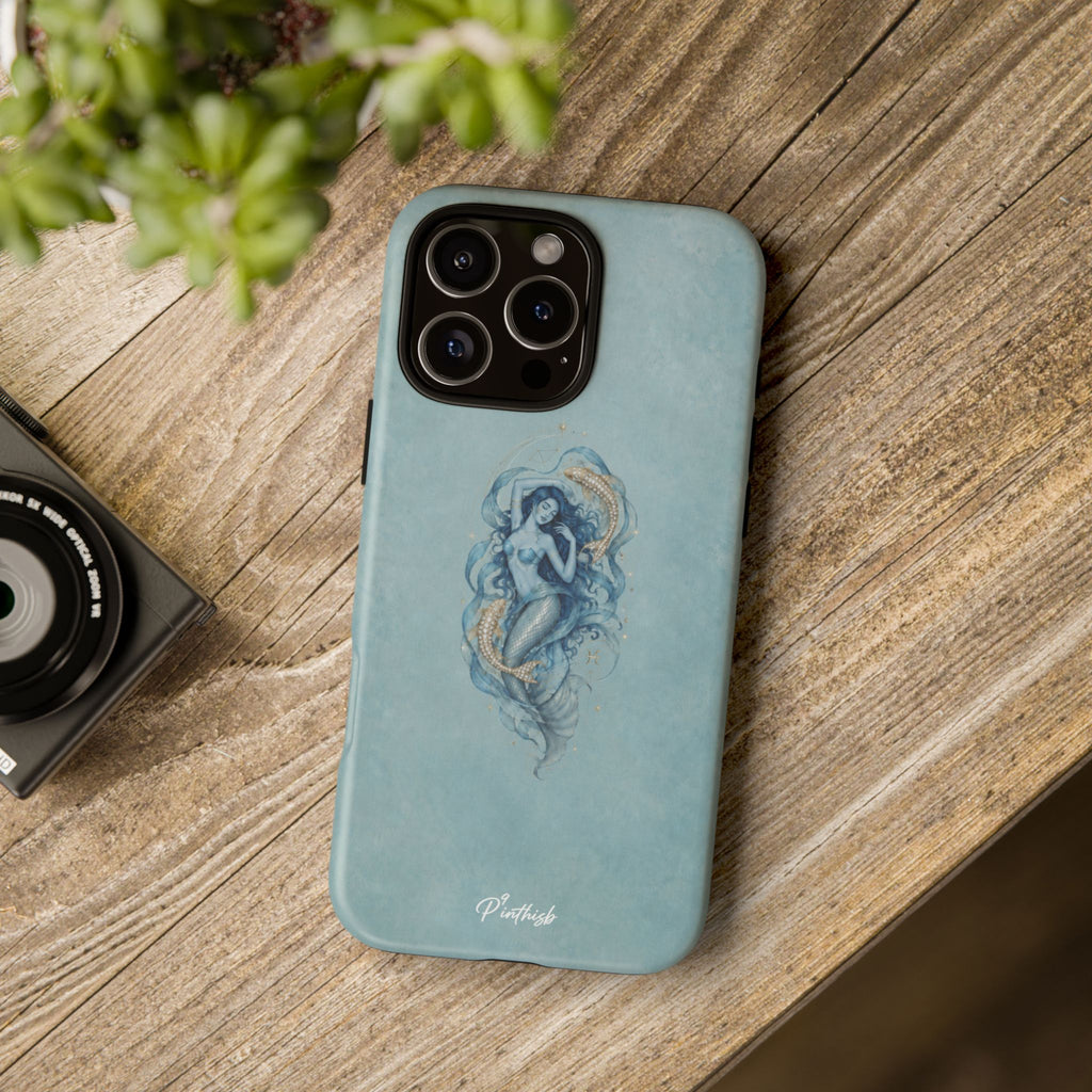 Pisces Zodiac Glitter Phone Case