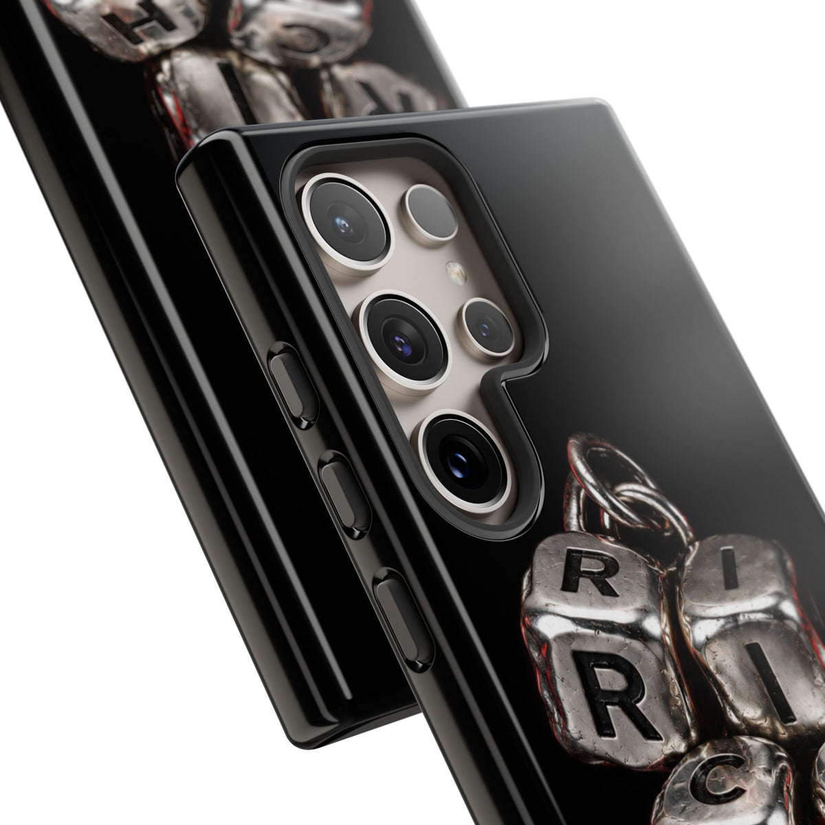 Metallic Dice 'RISK' Phone Case