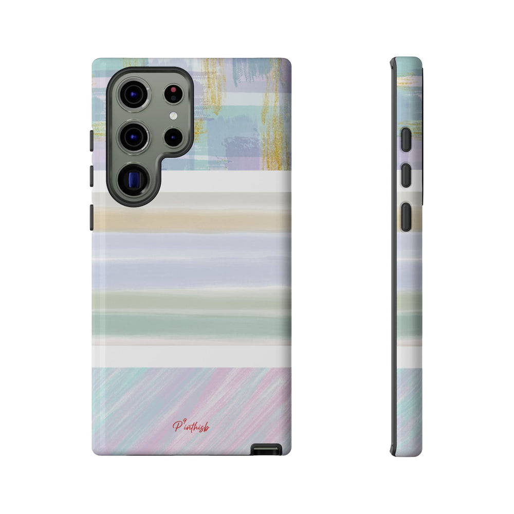 Pastel Stripe Tough Phone Case