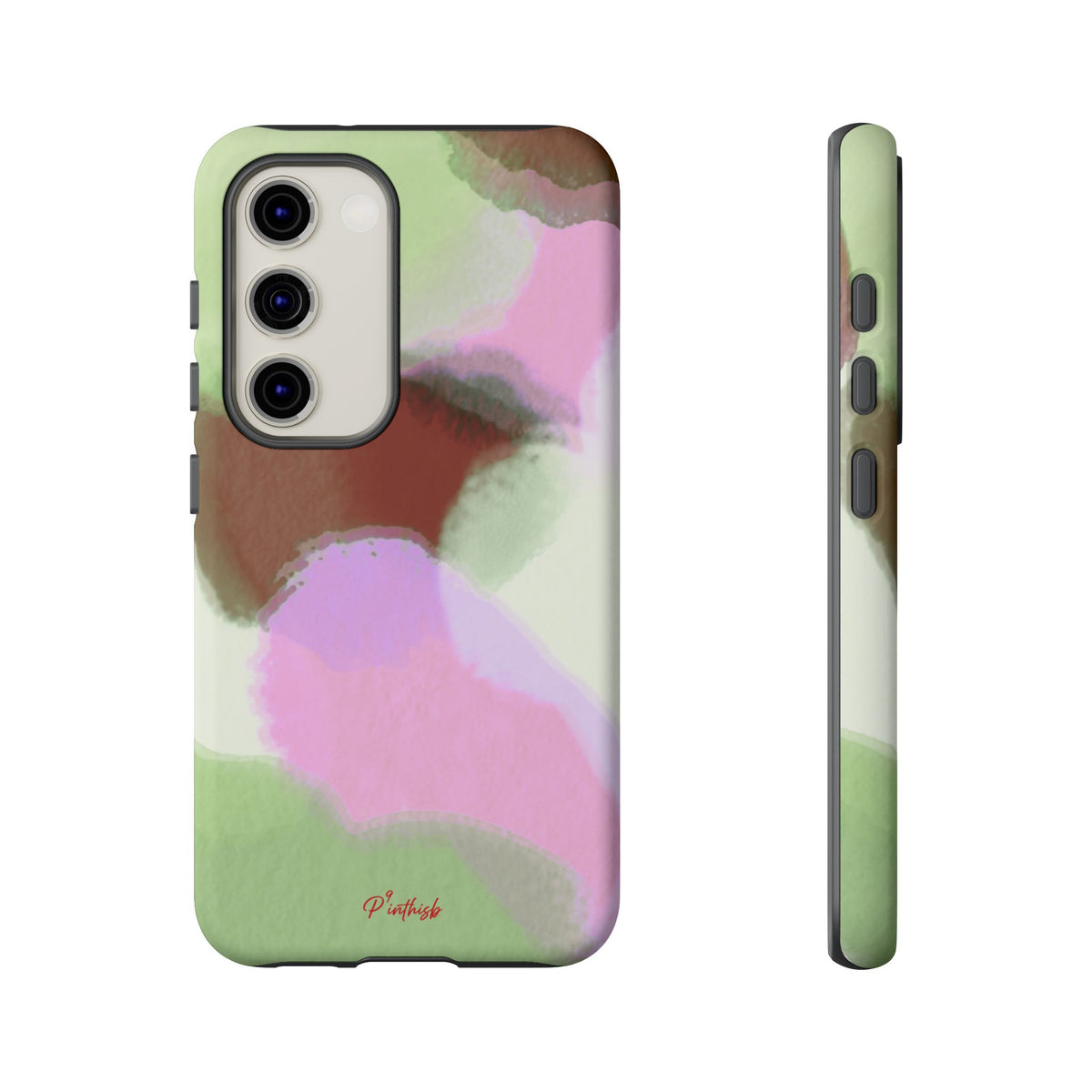 Abstract Pastel Camouflage Tough Phone Case