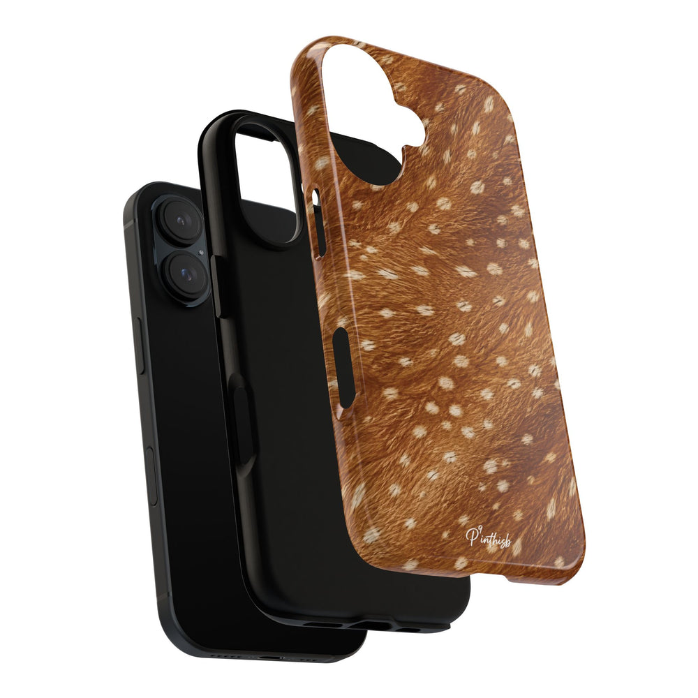 Caramel Deer Pattern Tough Case