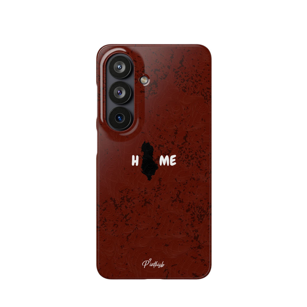 "HOME" Albania Snap Case