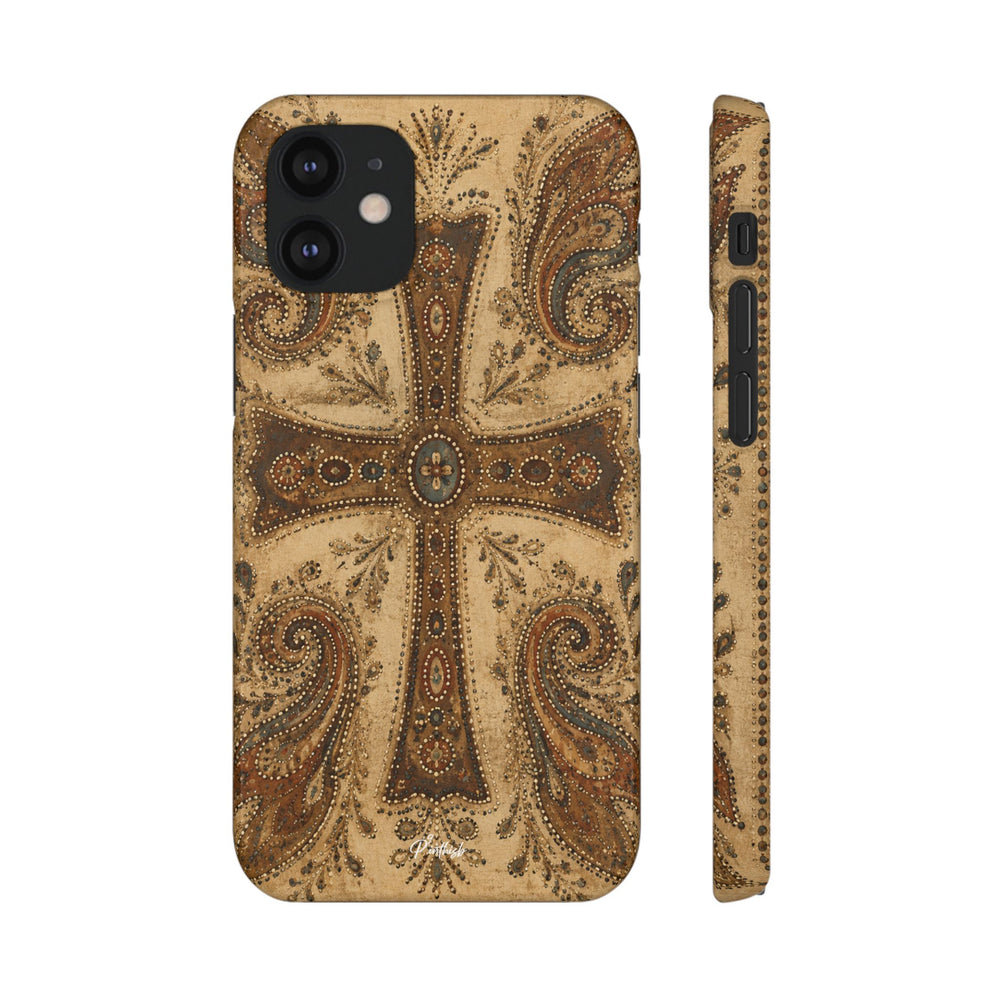 Cross Paisley Snap Case