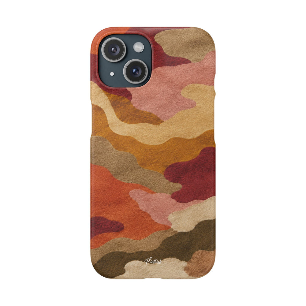 Watercolour Camo Snap Case