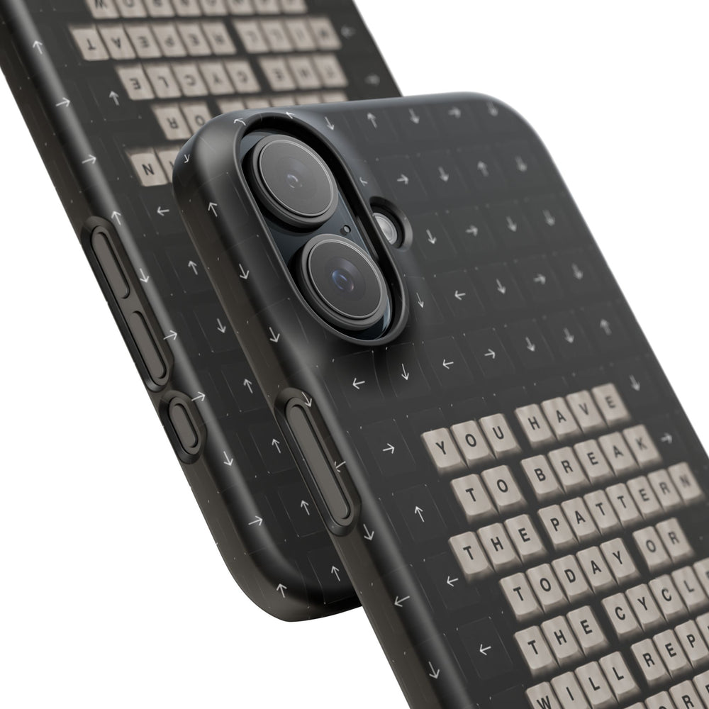 "Break the pattern" Keyboard Snap Case
