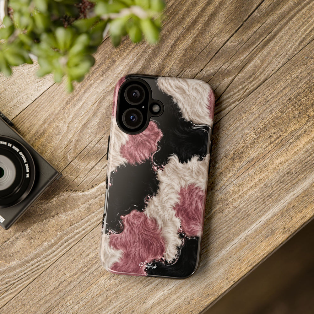 Cow Print Swirl Tough Case