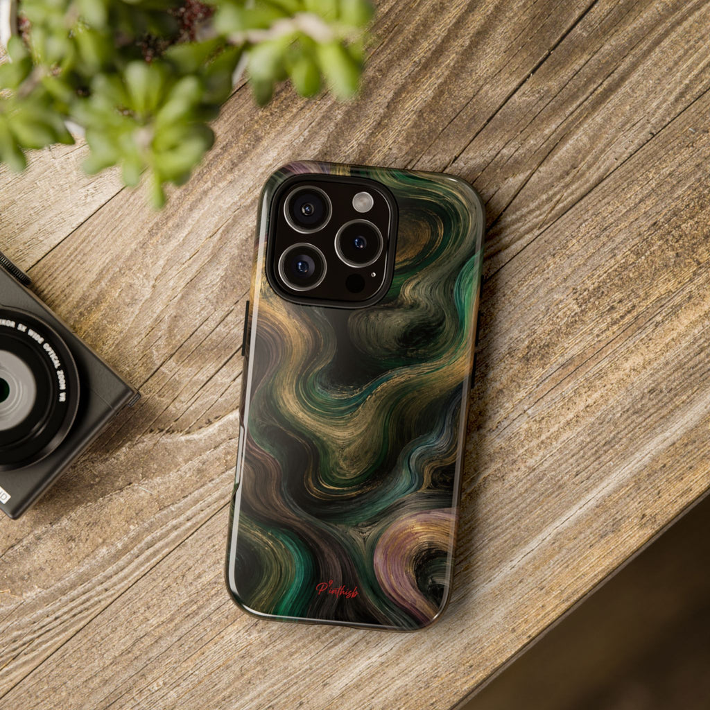 Marbled Forest Tough Phone Case