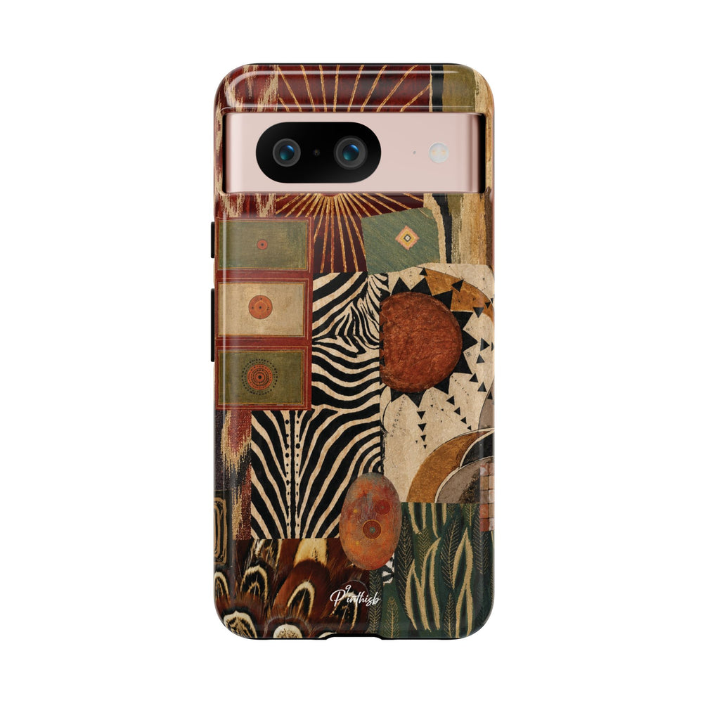 Abstract Boho Collage Tough Case