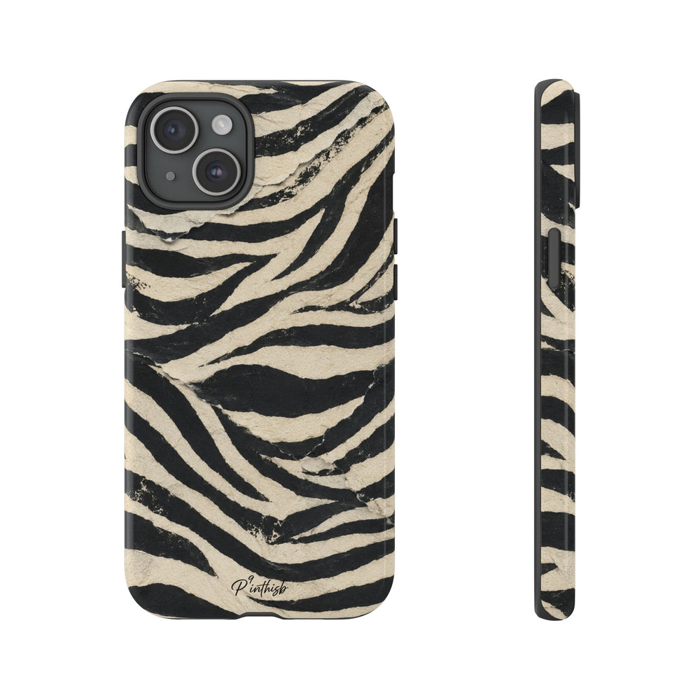 Zebra Stripe Tough Phone Case