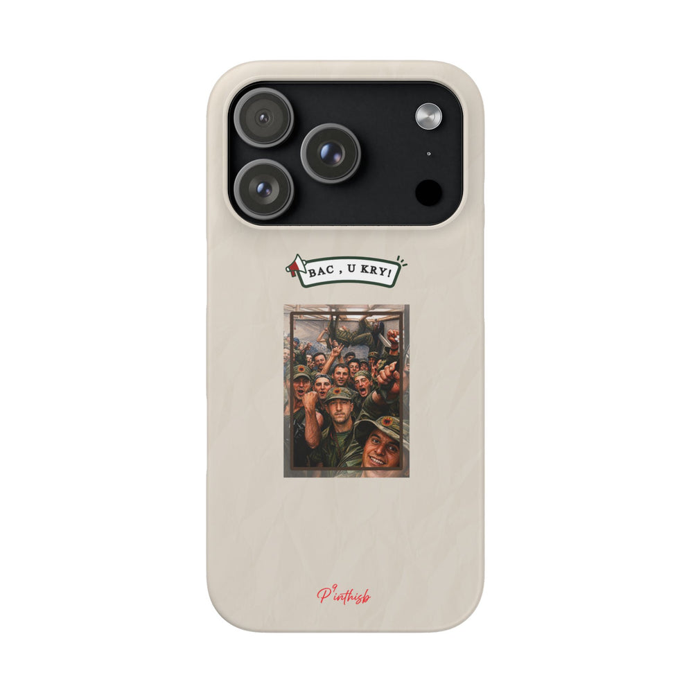 "BAC, U KRY!" Snap Case