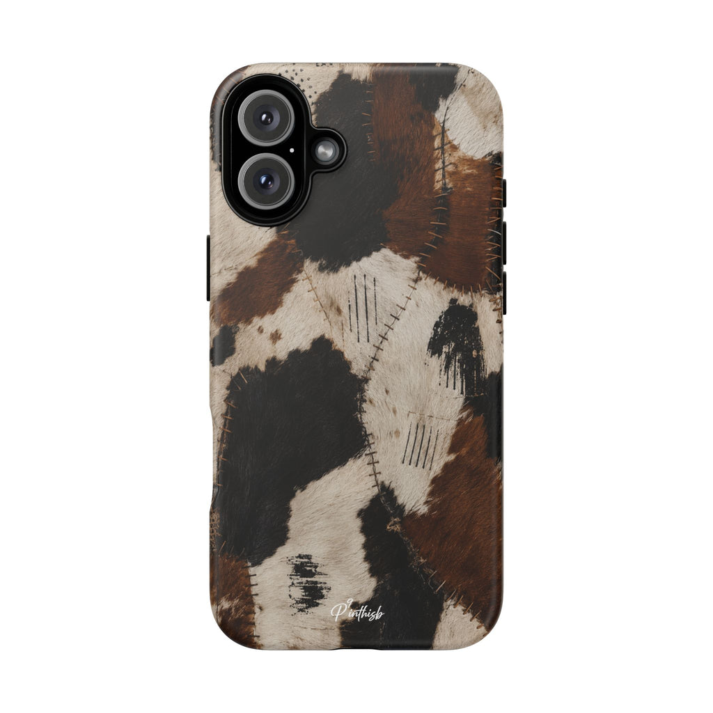 Brown & Black Animal Print Tough Case