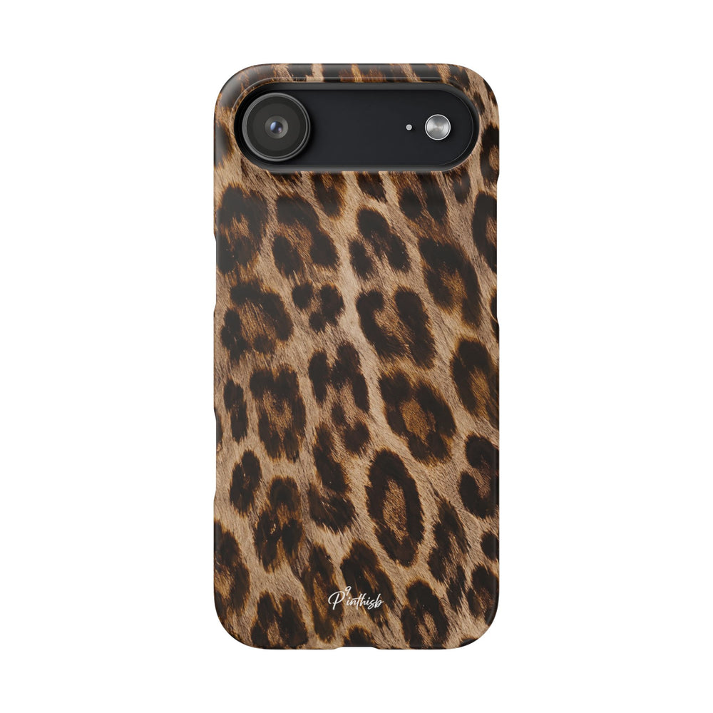 Leopard Print Snap Phone Case
