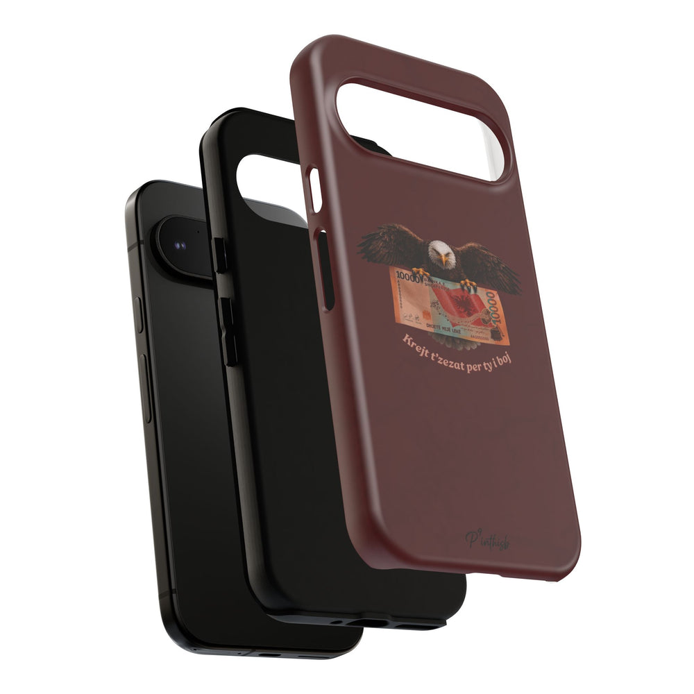 "Krejt t'zezat për ty i boj" Albanian Tough Phone Case