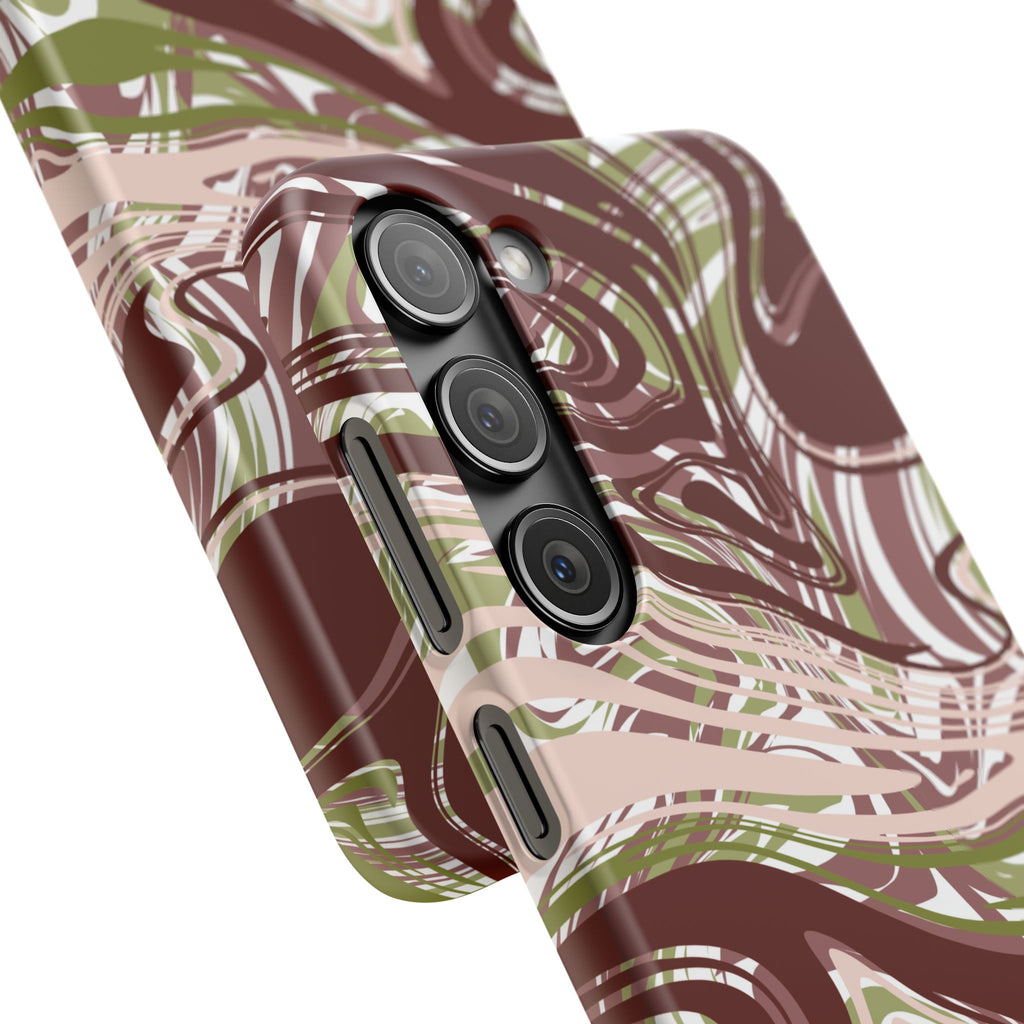 Abstract Marbled Snap Phone Case