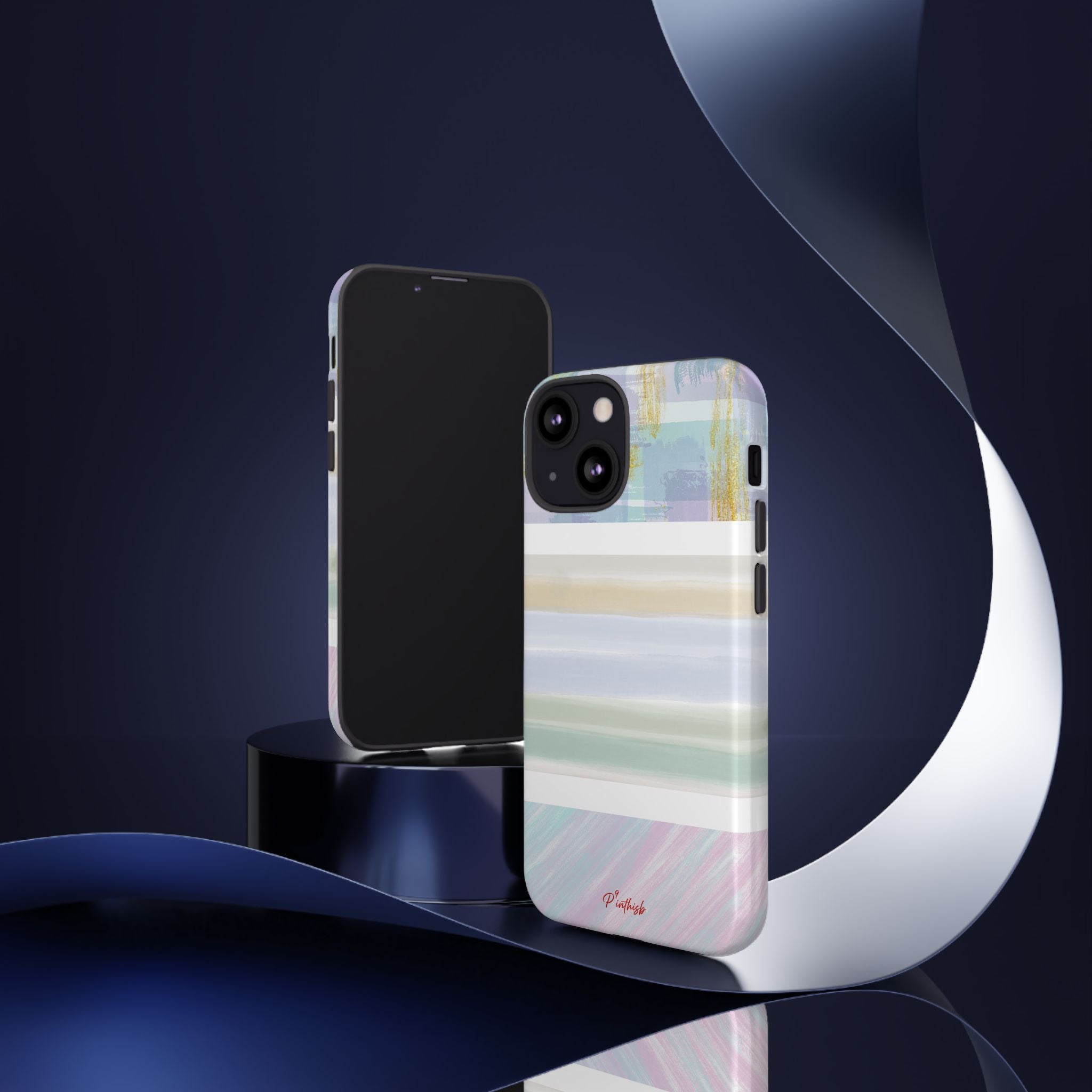 Pastel Stripe Tough Phone Case