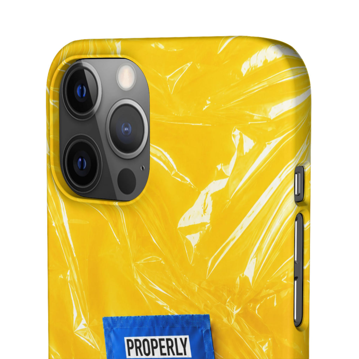 "Properly Protected" Graphic Snap Phone Case