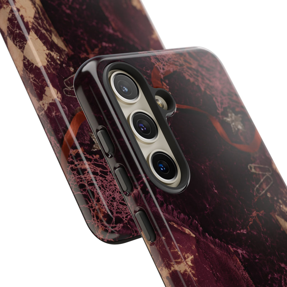 Dark Maroon Vintage Tough Case