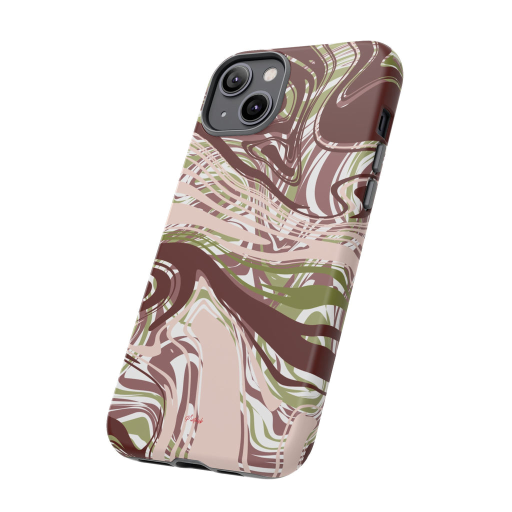 Abstract Marbled Tough Phone Case
