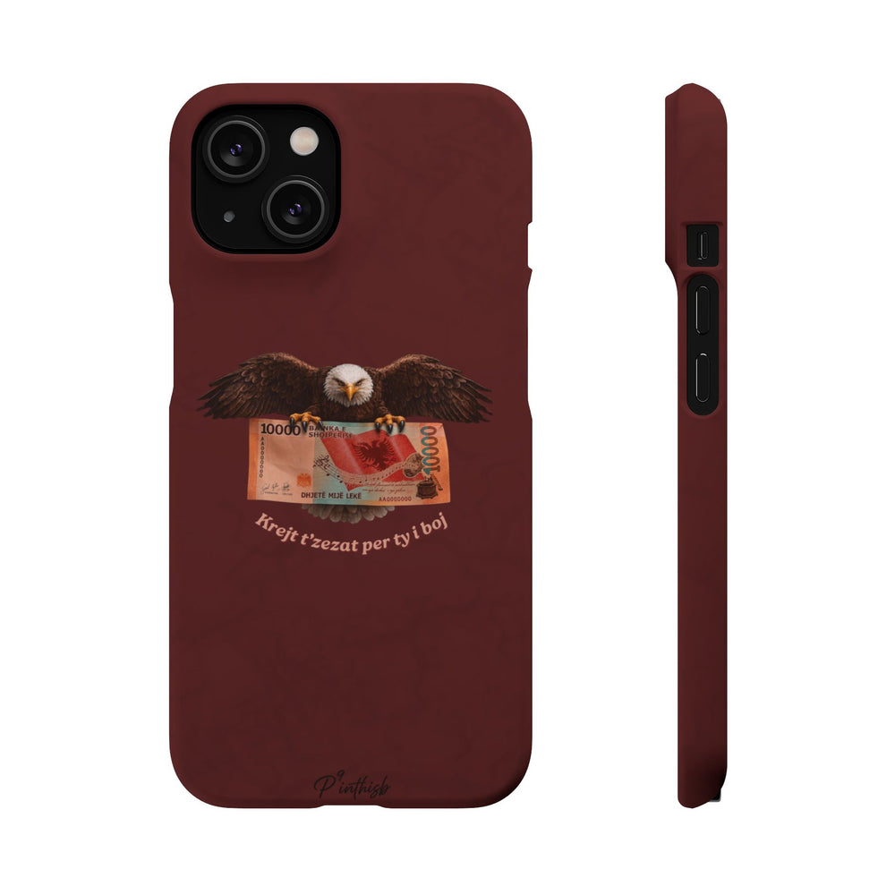 "Krejt t'zezat per ty i boj" Snap Case