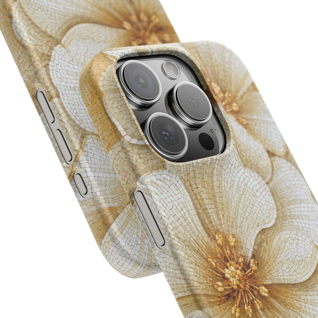 Floral Gold Bloom Snap Case