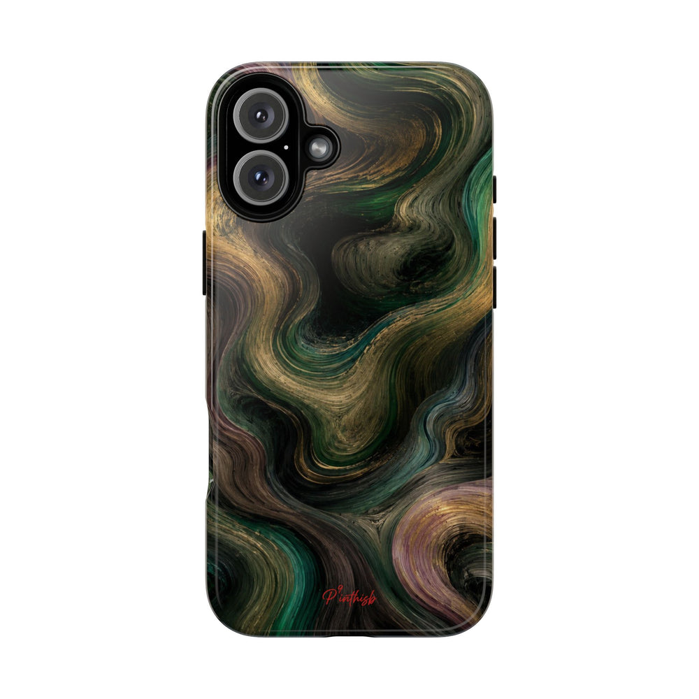 Marbled Forest Tough Phone Case