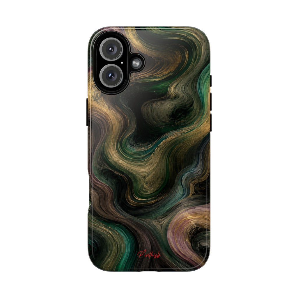 Marbled Forest Tough Phone Case