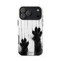 Black Ink Paw Print Tough Case