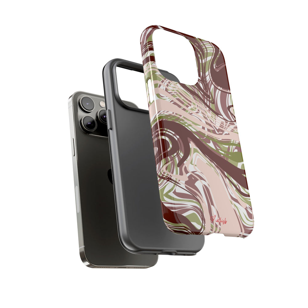Abstract Marbled Tough Phone Case