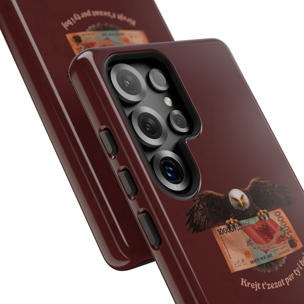 "Krejt t'zezat për ty i boj" Albanian Tough Phone Case