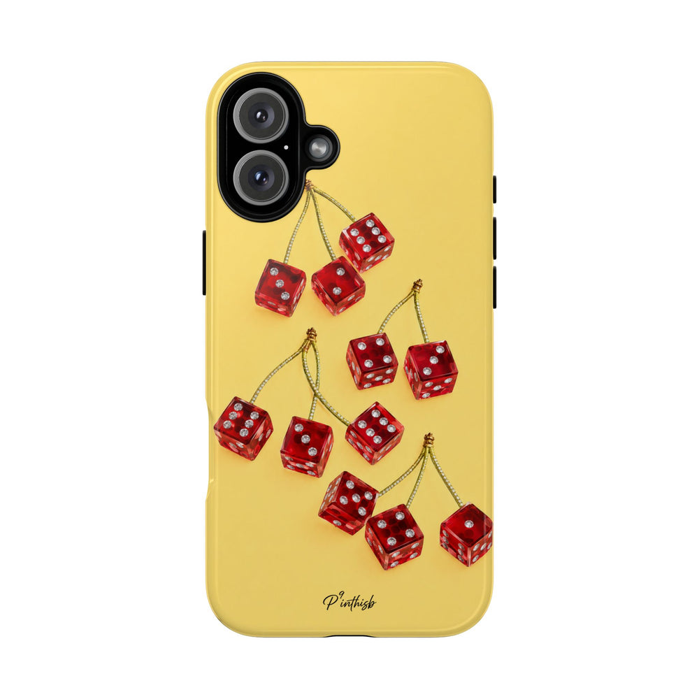 Cherry Dice Tough Phone Case