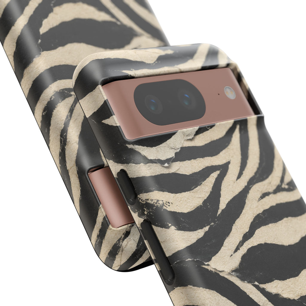 Wavy Peach & Mauve Tough Case