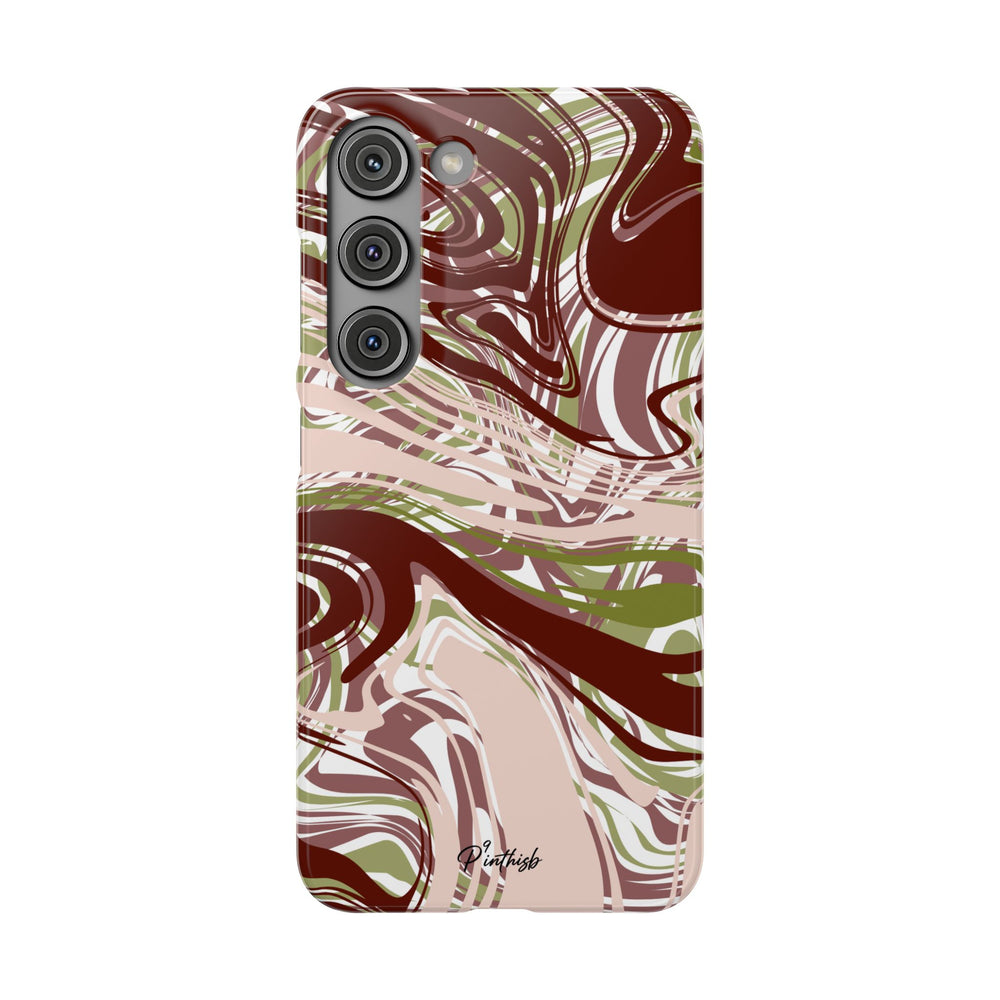Abstract Marbled Snap Phone Case