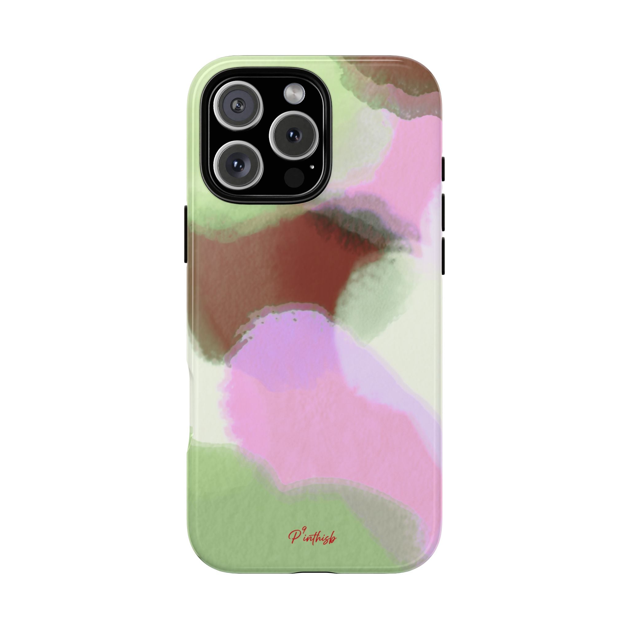 Abstract Pastel Camouflage Tough Phone Case