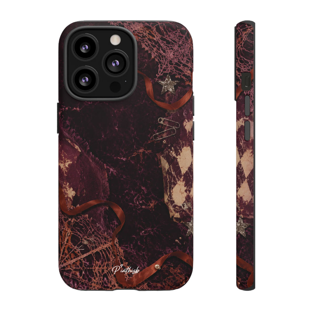 Dark Maroon Vintage Tough Case