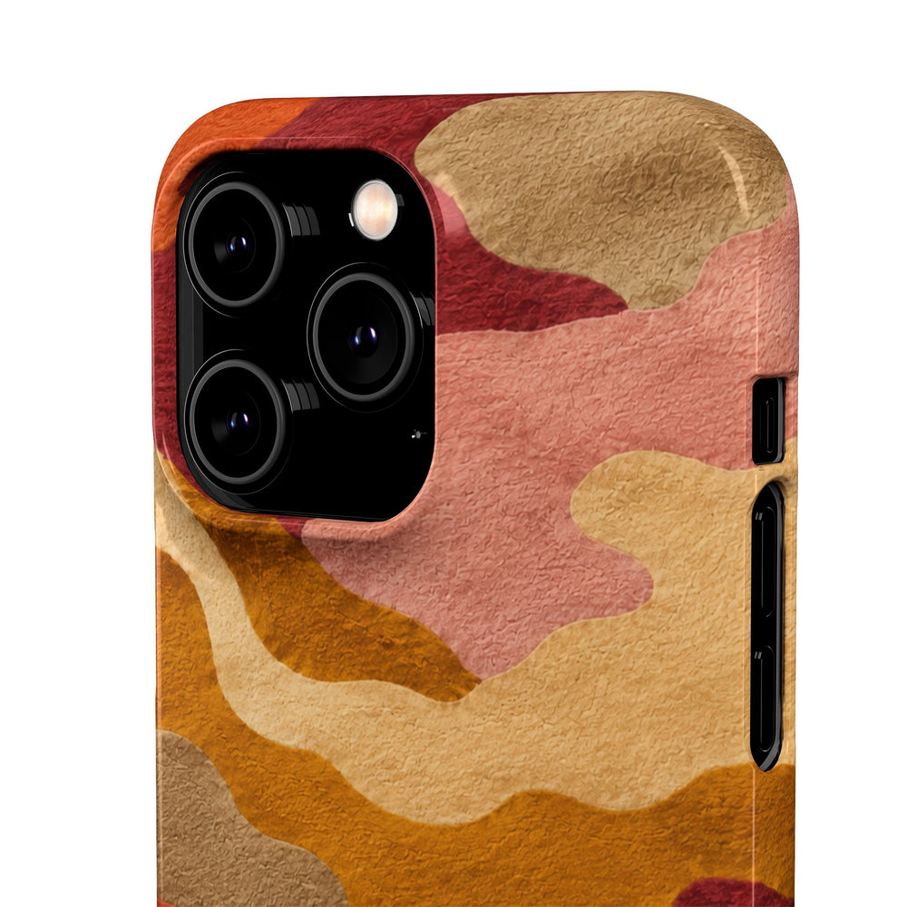 Watercolour Camo Snap Case