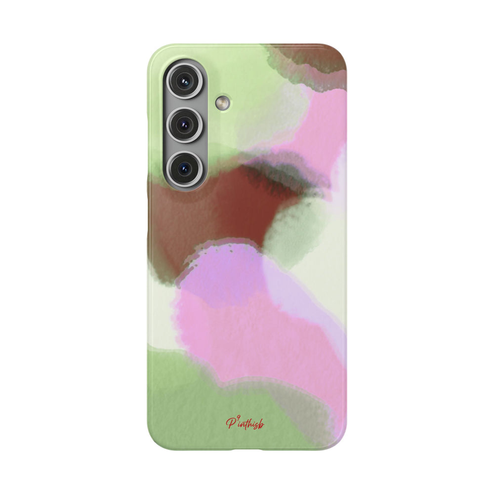 Abstract Pastel Camouflage Snap Phone Case